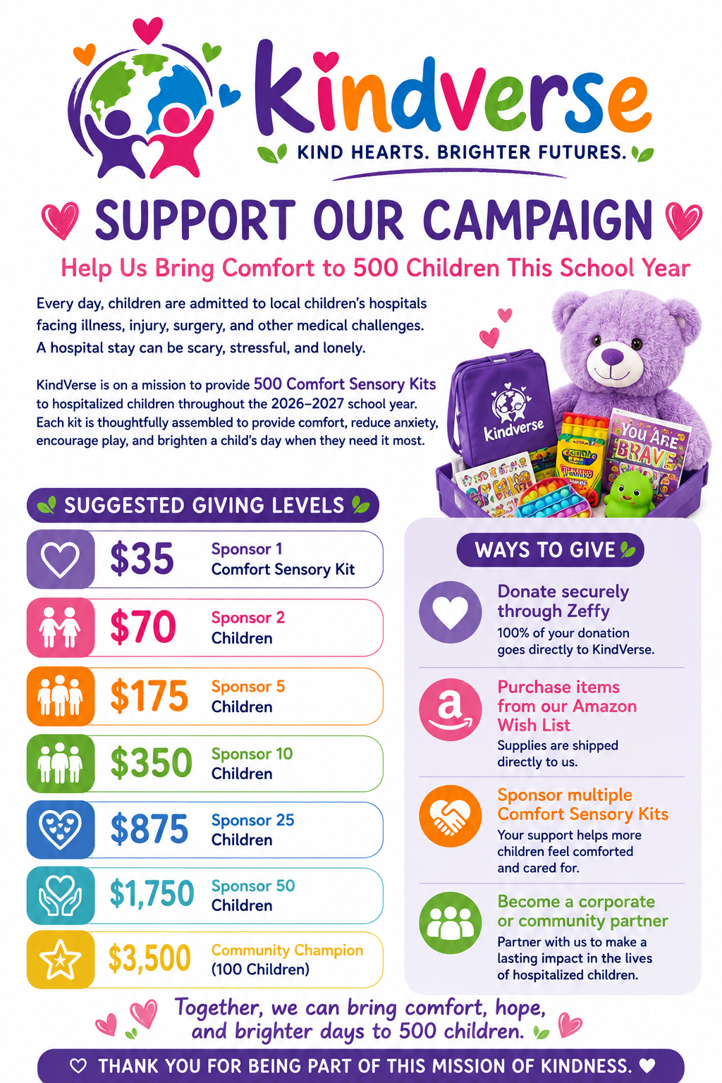 KindVerse Donation